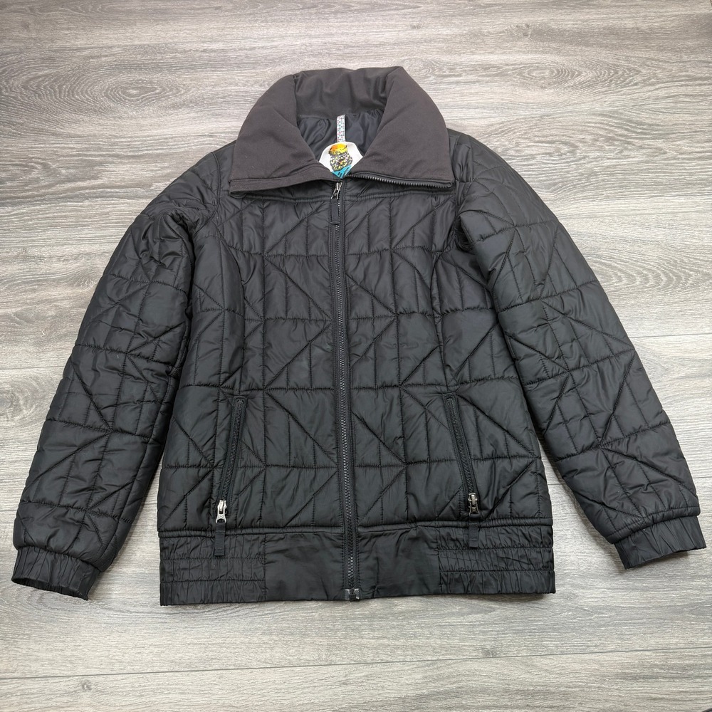 Burton Jacket Womens Small Black Quilted DRYRIDE Insulated Snowboard Ski Winter